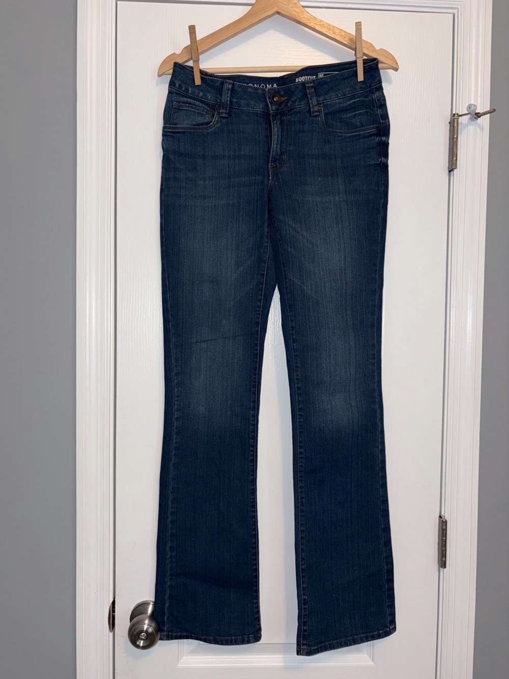 Sonoma Dark Blue Bootcut Wide Leg Jeans size 2
